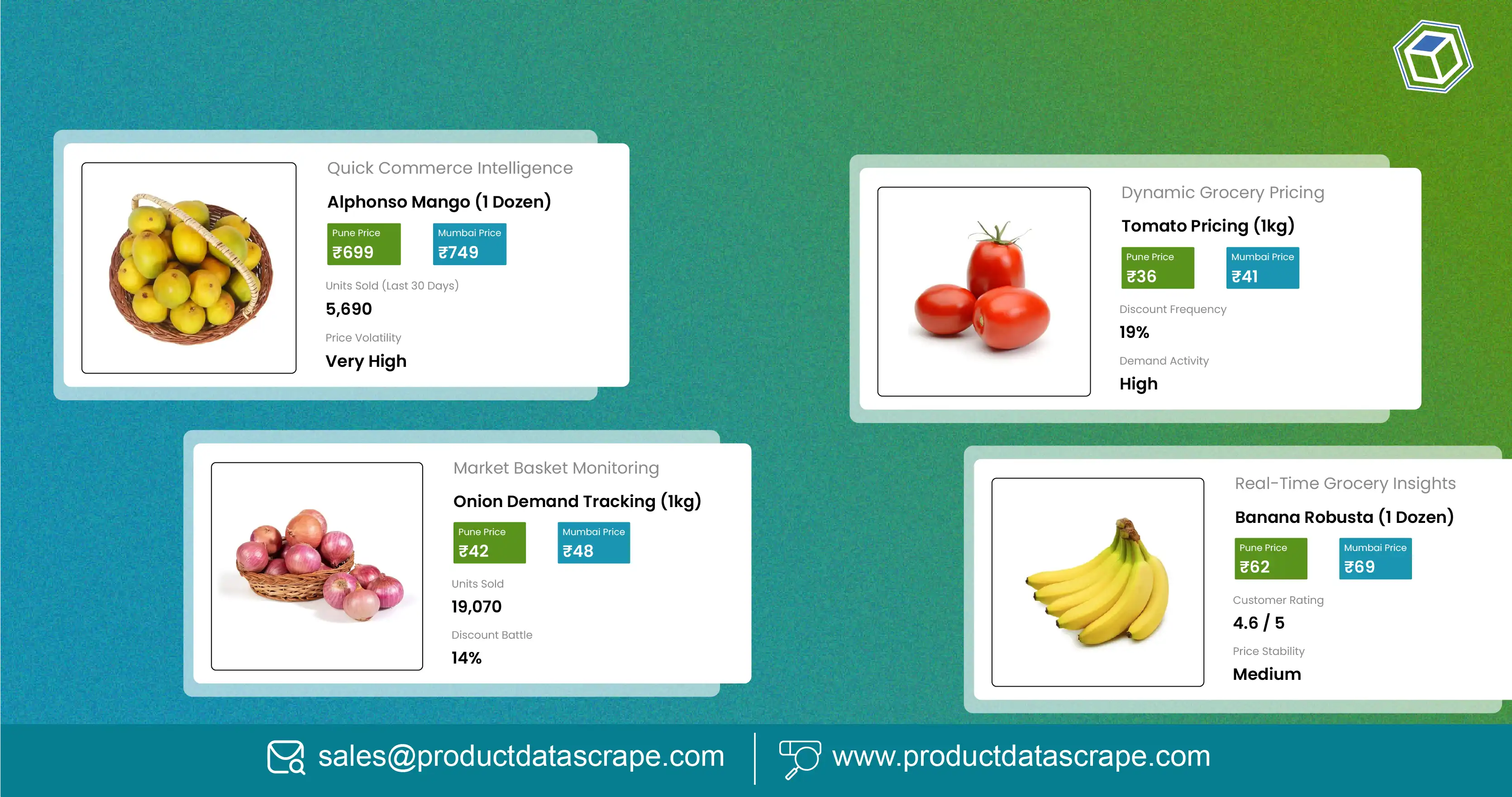 Scrape Quick Commerce Price Battle — Fruits & Vegetables in Pune and Mumbai